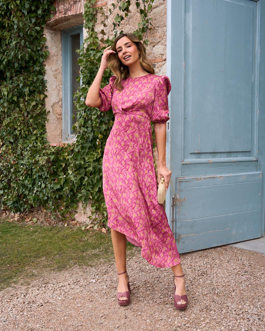 Bedrucktes Kleid Magda