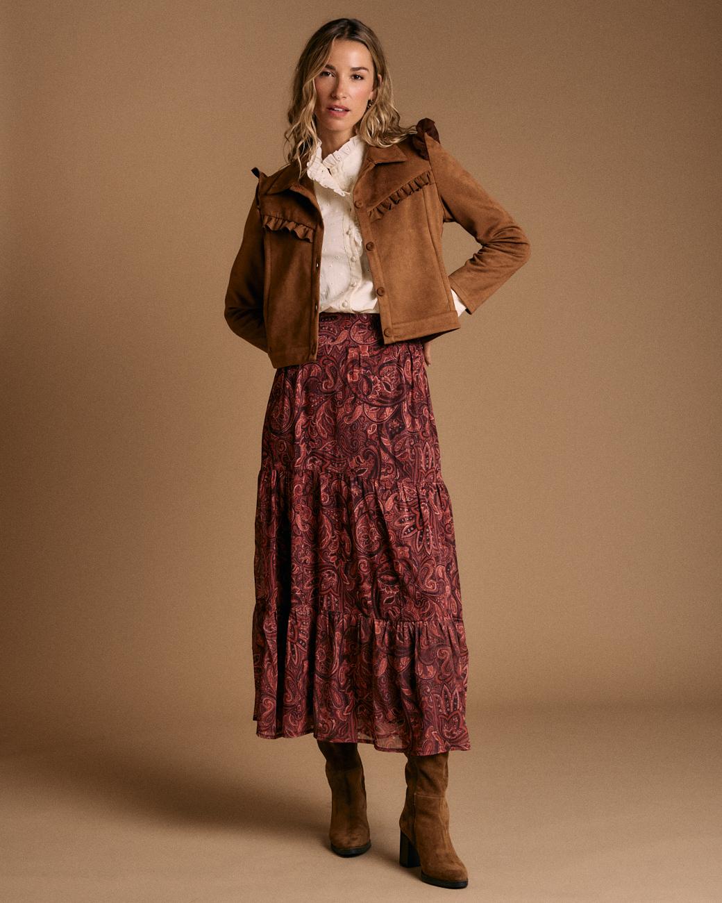 Jacke mit Volants Lita