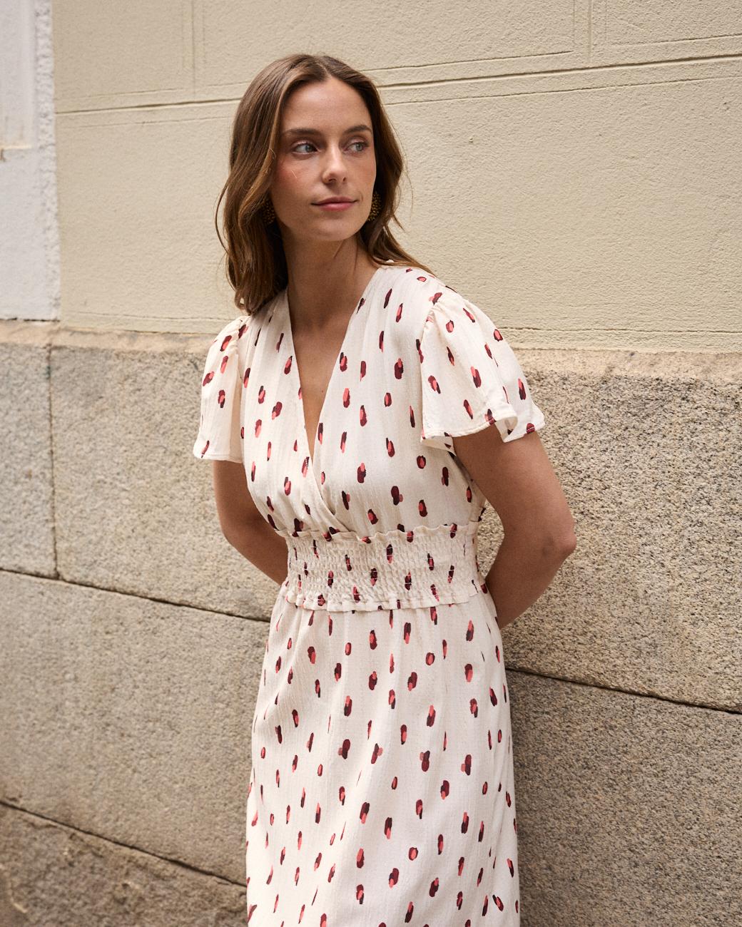 Beiges Kleid Sabela
