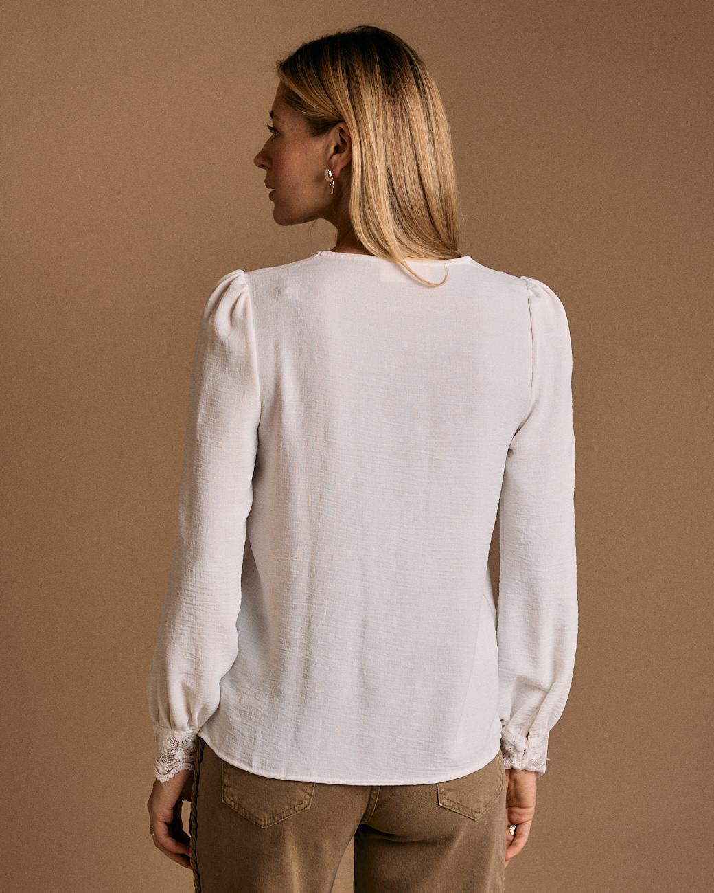 Hemd mit Stickdetail Greta