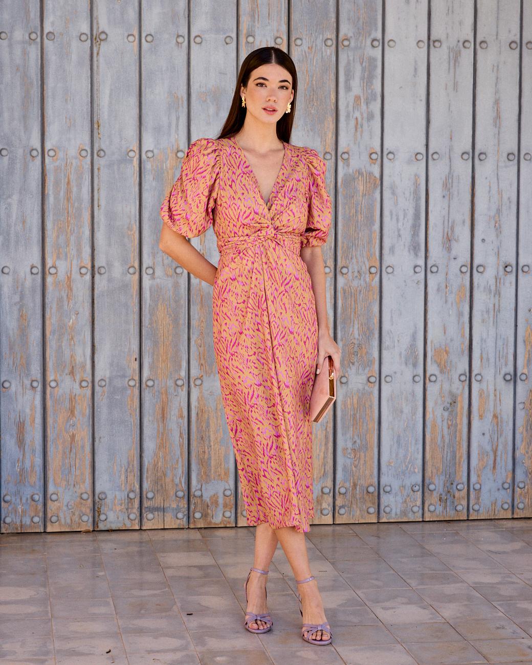 Kleid mit Ärmeln Margha