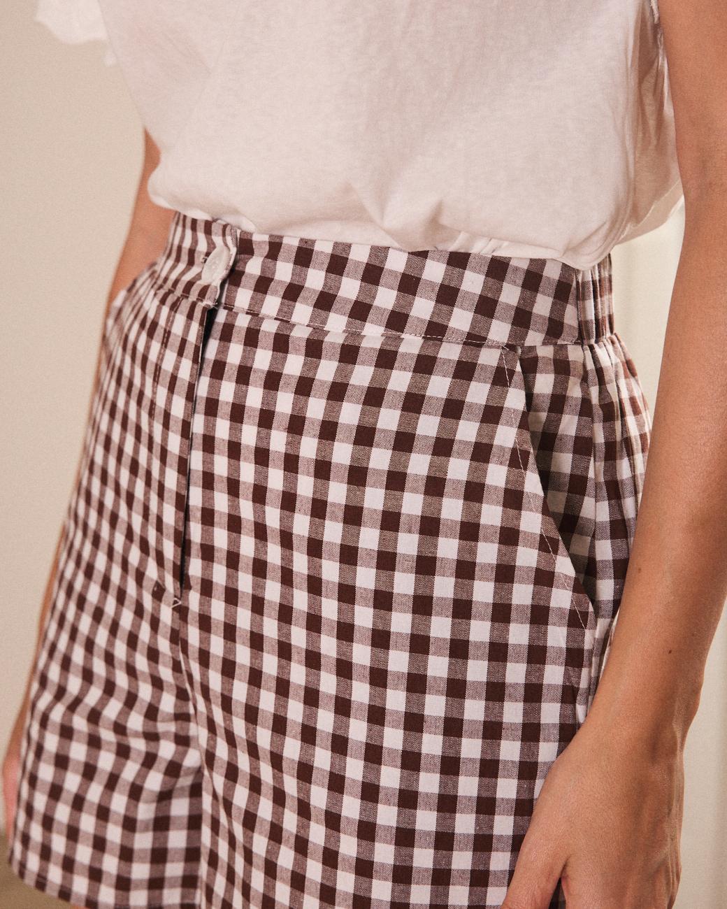 Vichy-Shorts Idaira