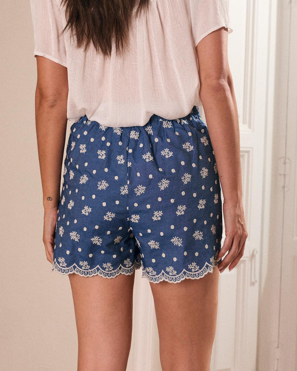 Batist-Shorts Florise