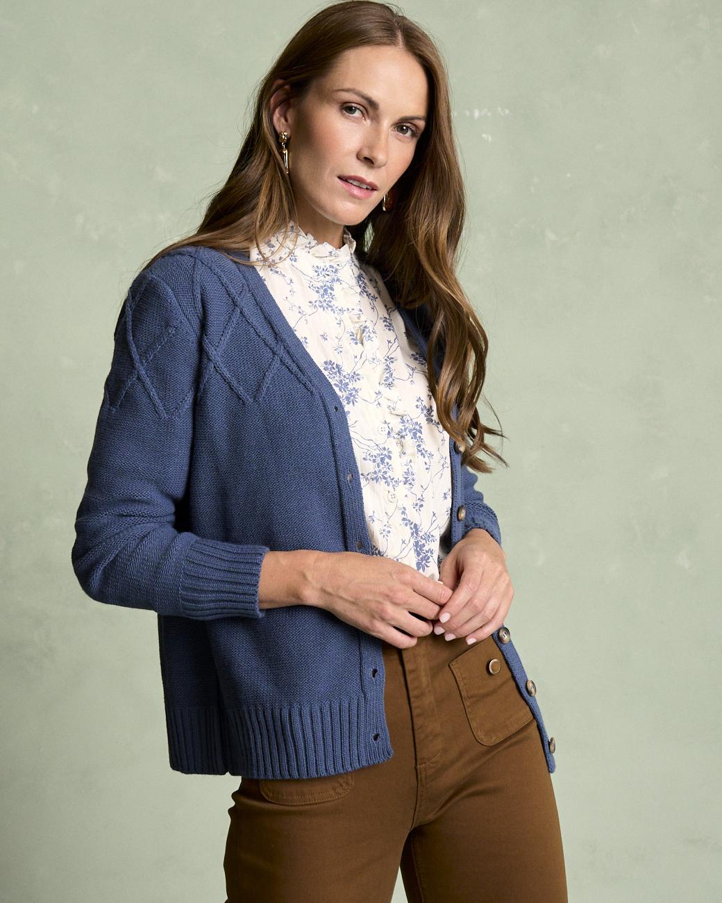 Gestreifter Cardigan Bourget