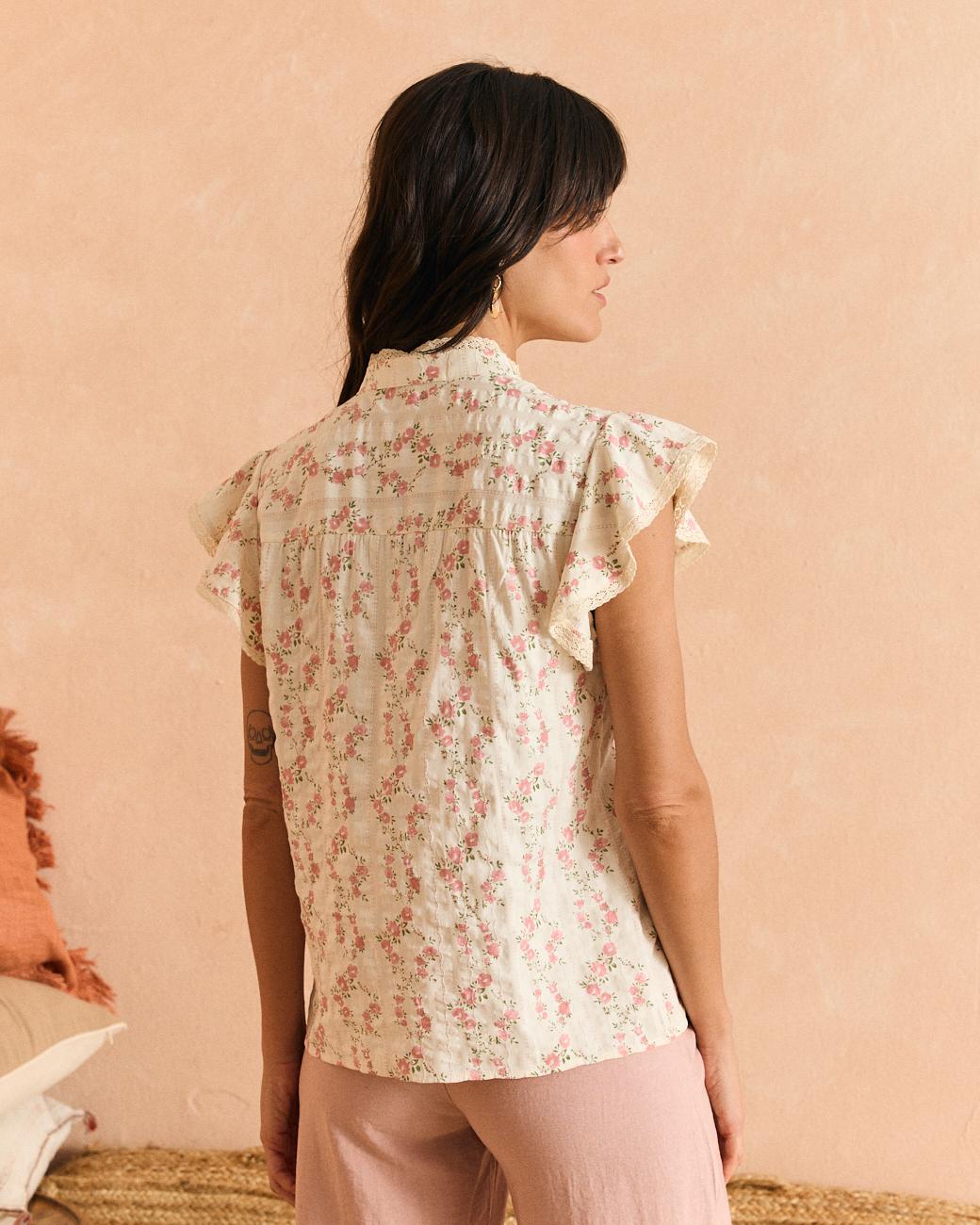 Hemd mit Blumen Anais