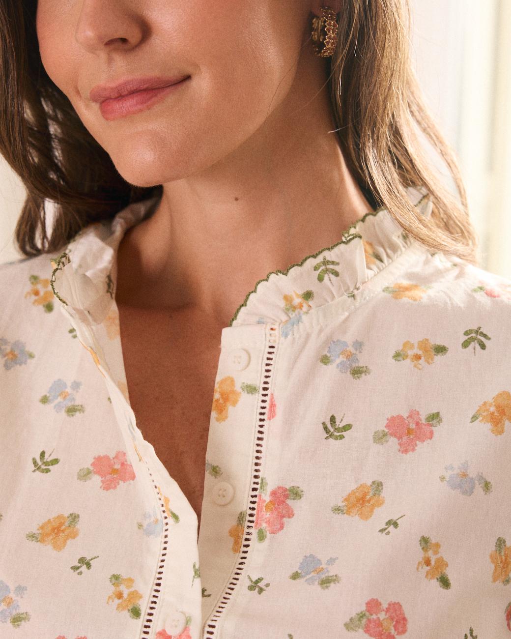 Apolline Blumen-Bluse