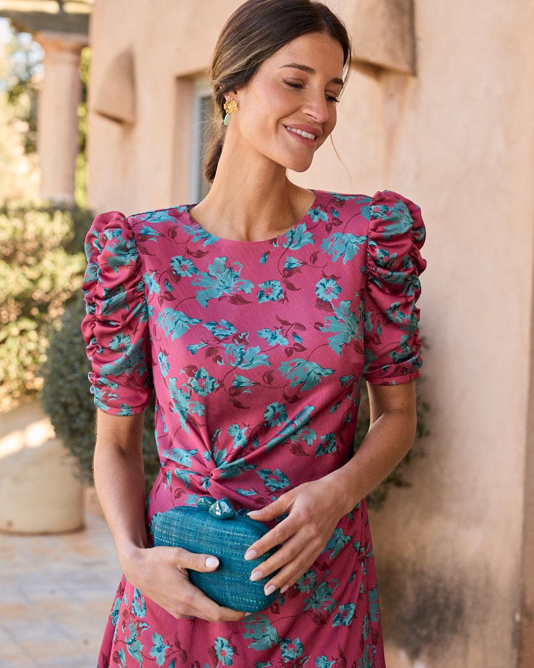Kleid mit Knoten Vevey