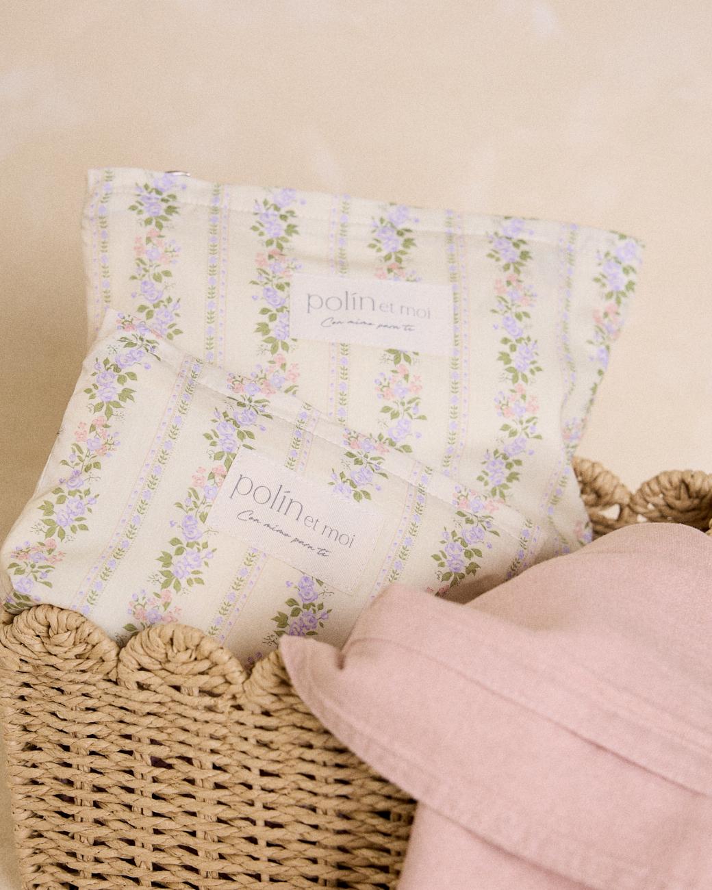 Großes Kosmetiktäschchen Blumen Kaleidra