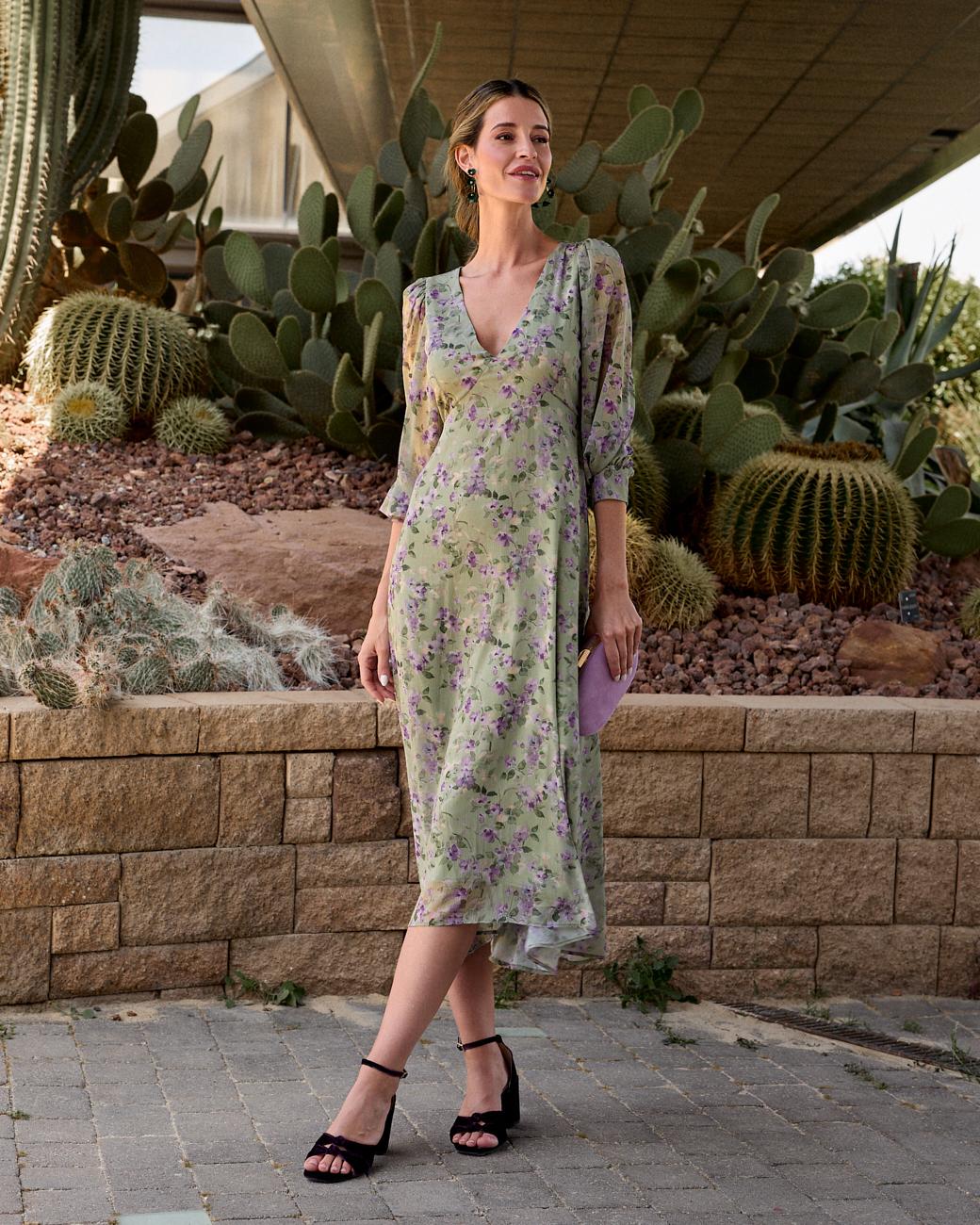 Kleid mit Blumenmuster Anicia