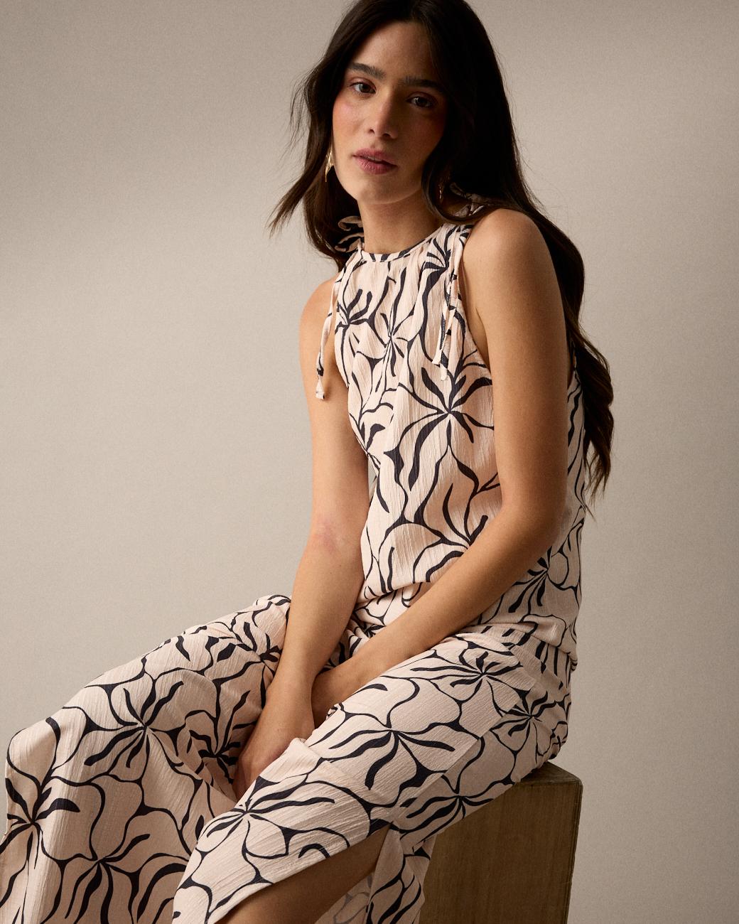 Beiges Kleid Aran