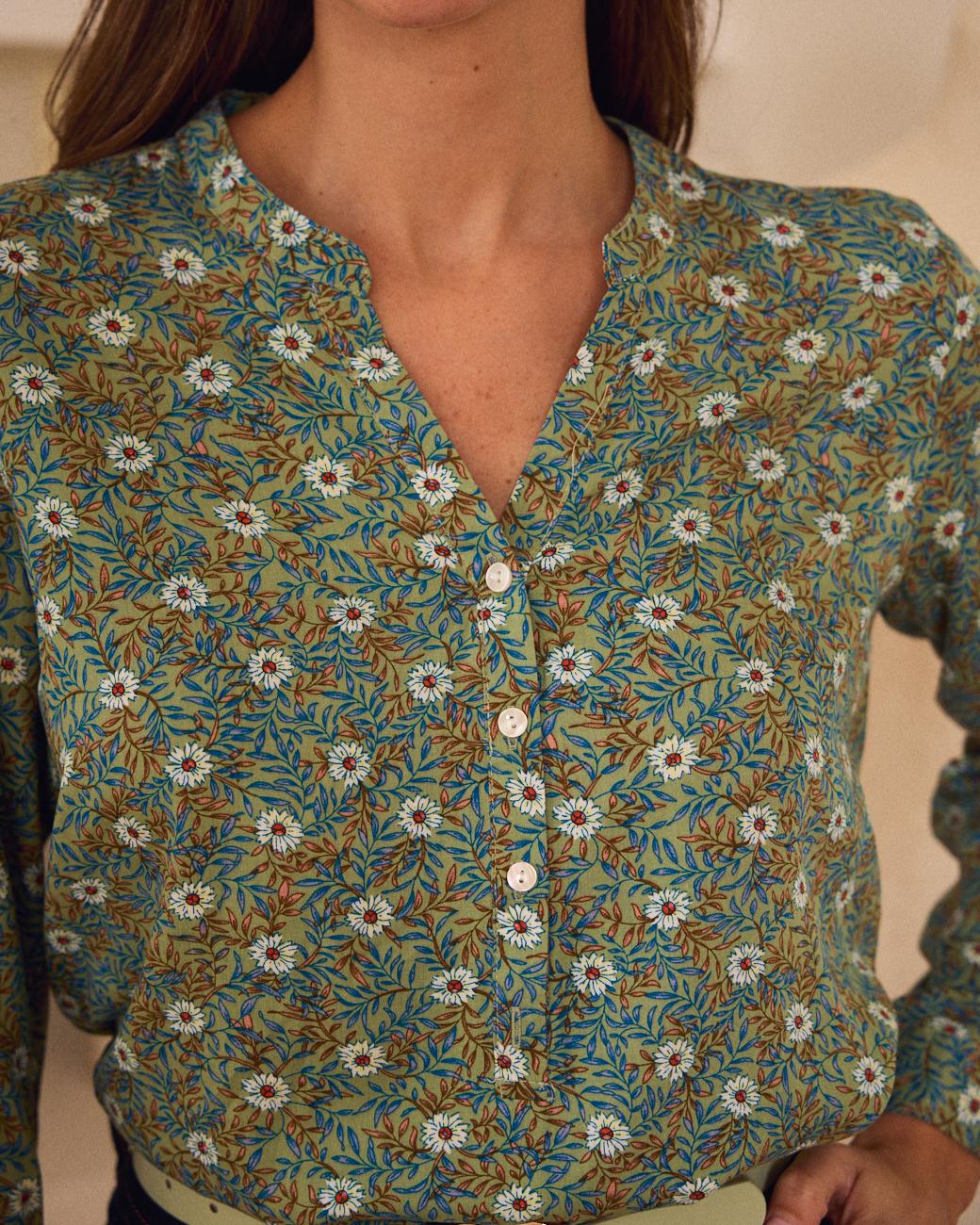 Bedruckte Bluse Sara