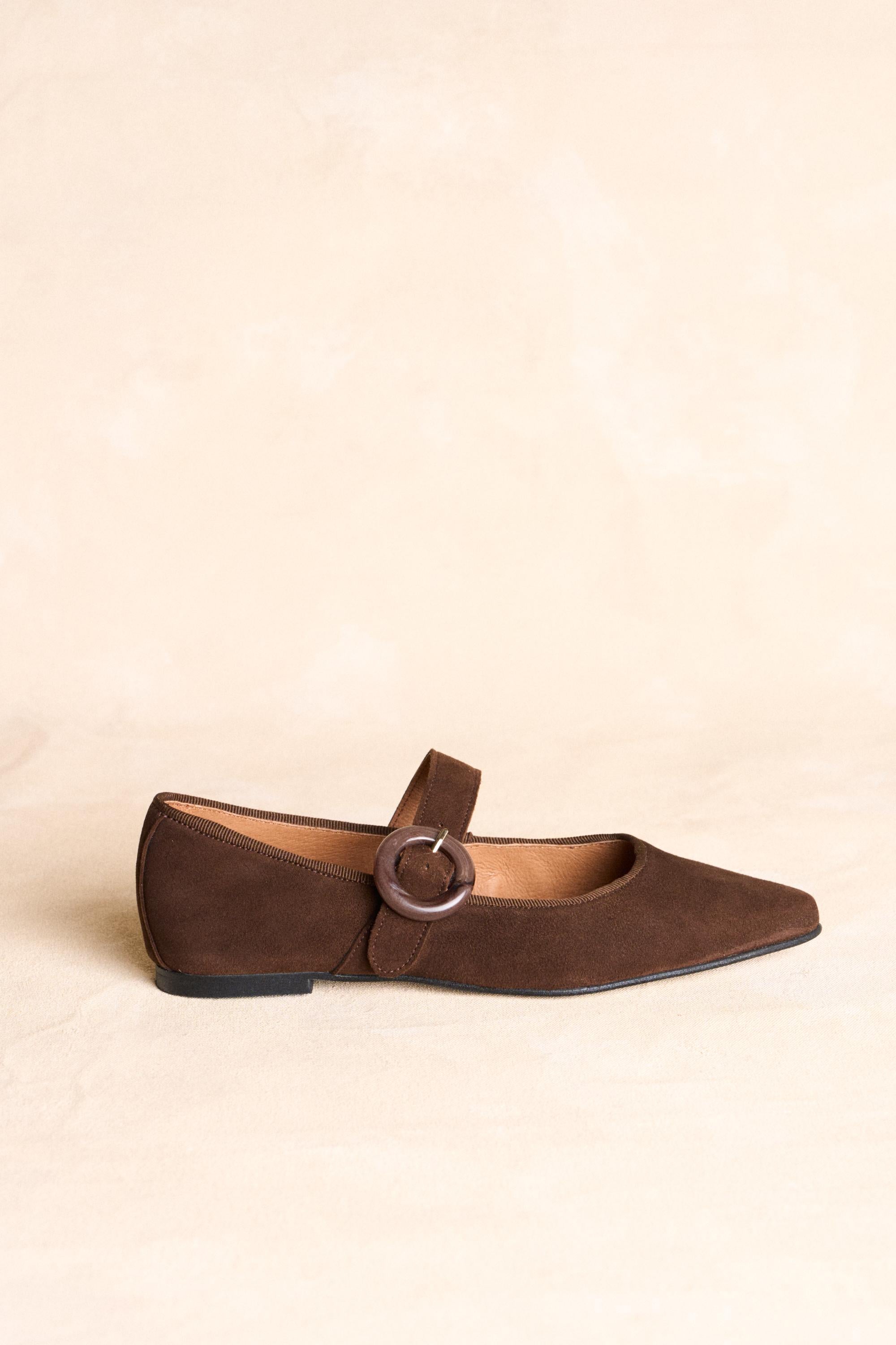 Braune Mary Janes Zenda