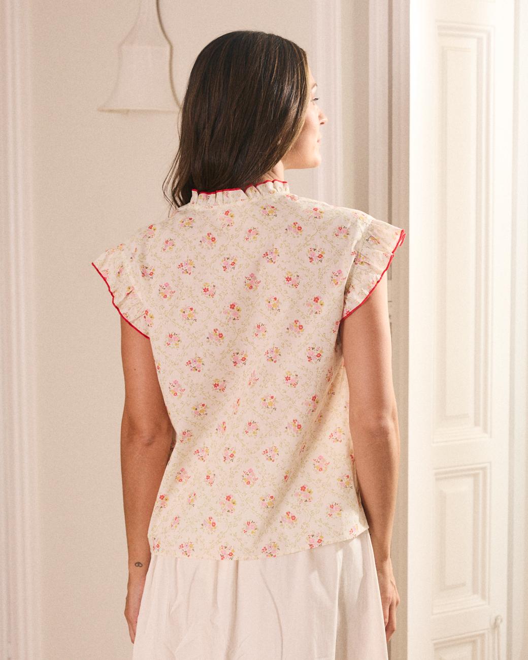 Cassia Blumen-Bluse
