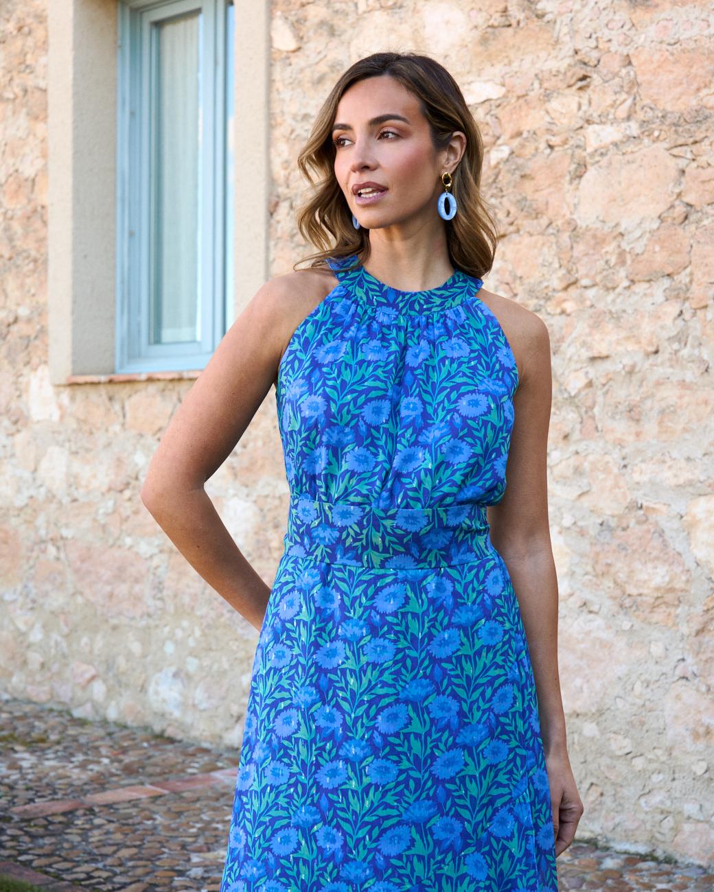 Bedrucktes Kleid Anais