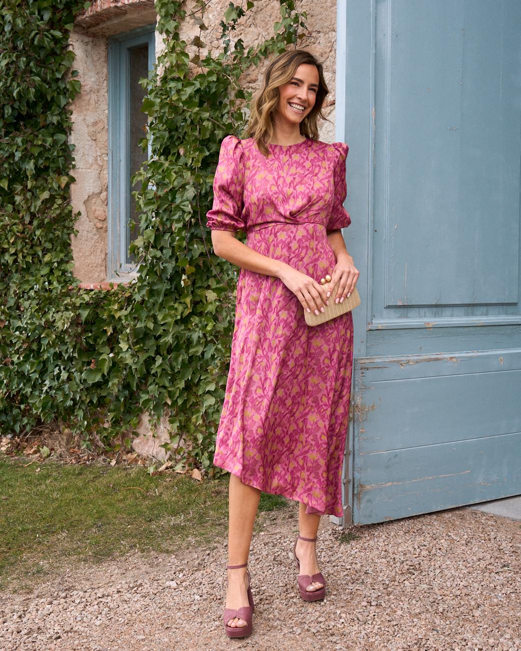 Bedrucktes Kleid Magda