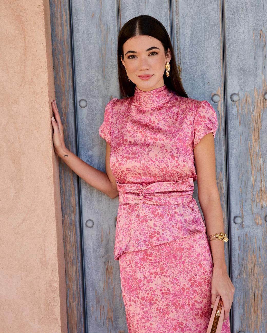 Bedrucktes Kleid Fiorella