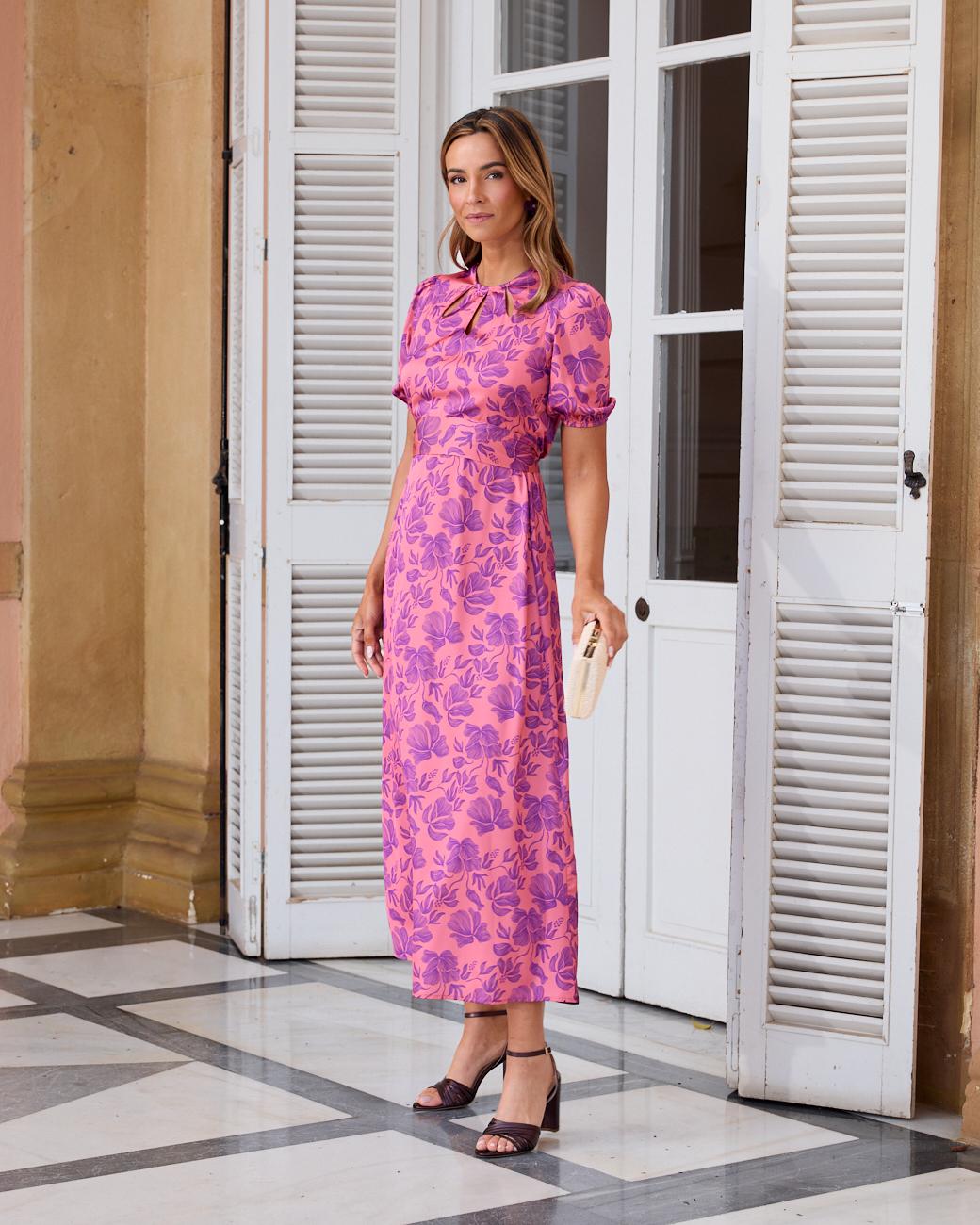 Bedrucktes Kleid Guada