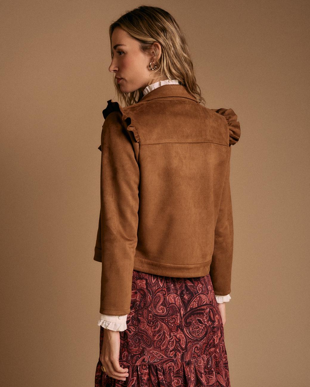Jacke mit Volants Lita