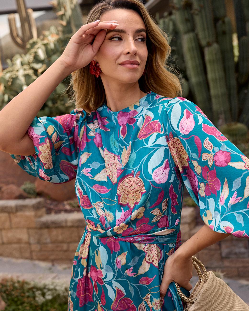 Aitana bedrucktes Kleid