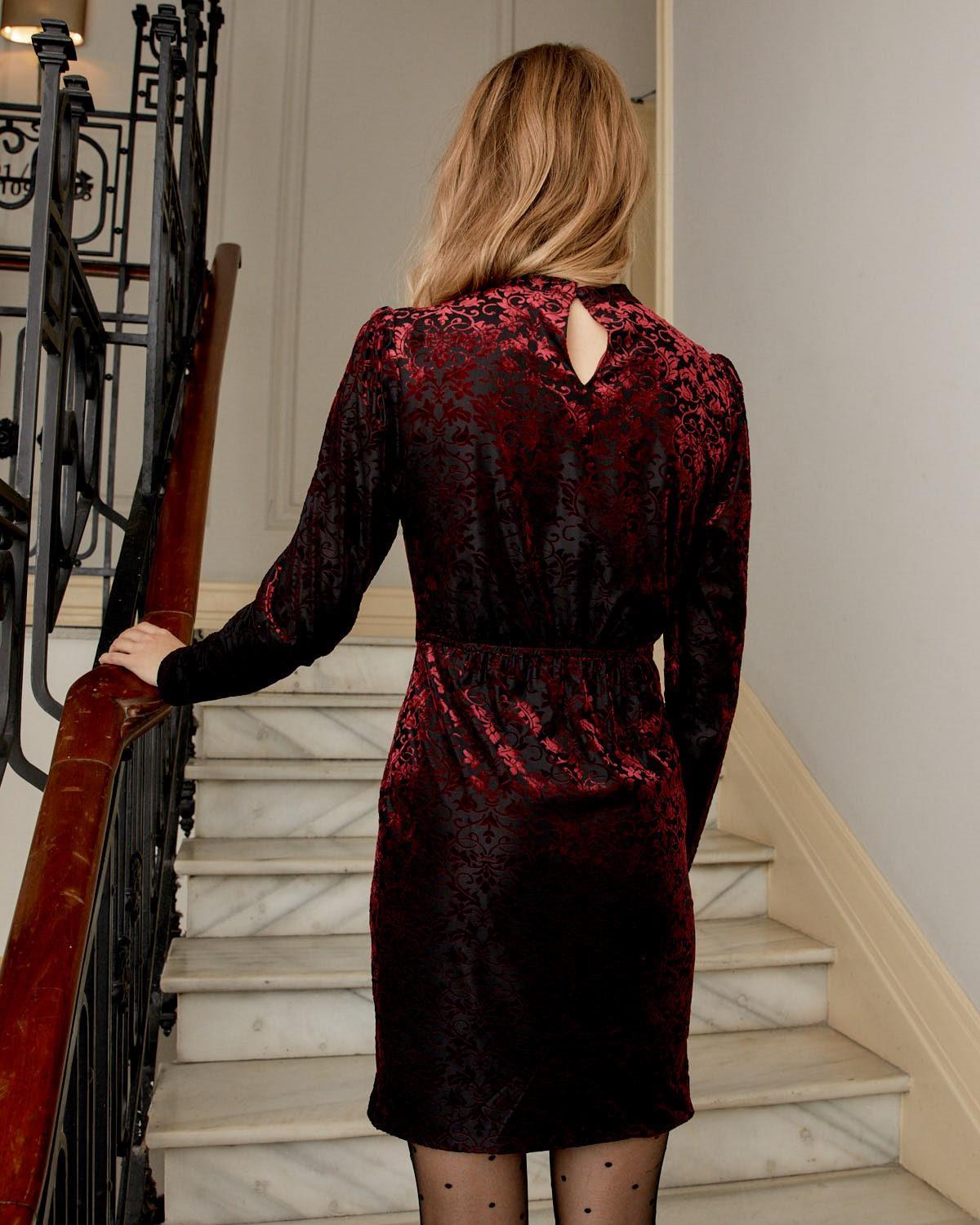 Samt Kleid Aivila
