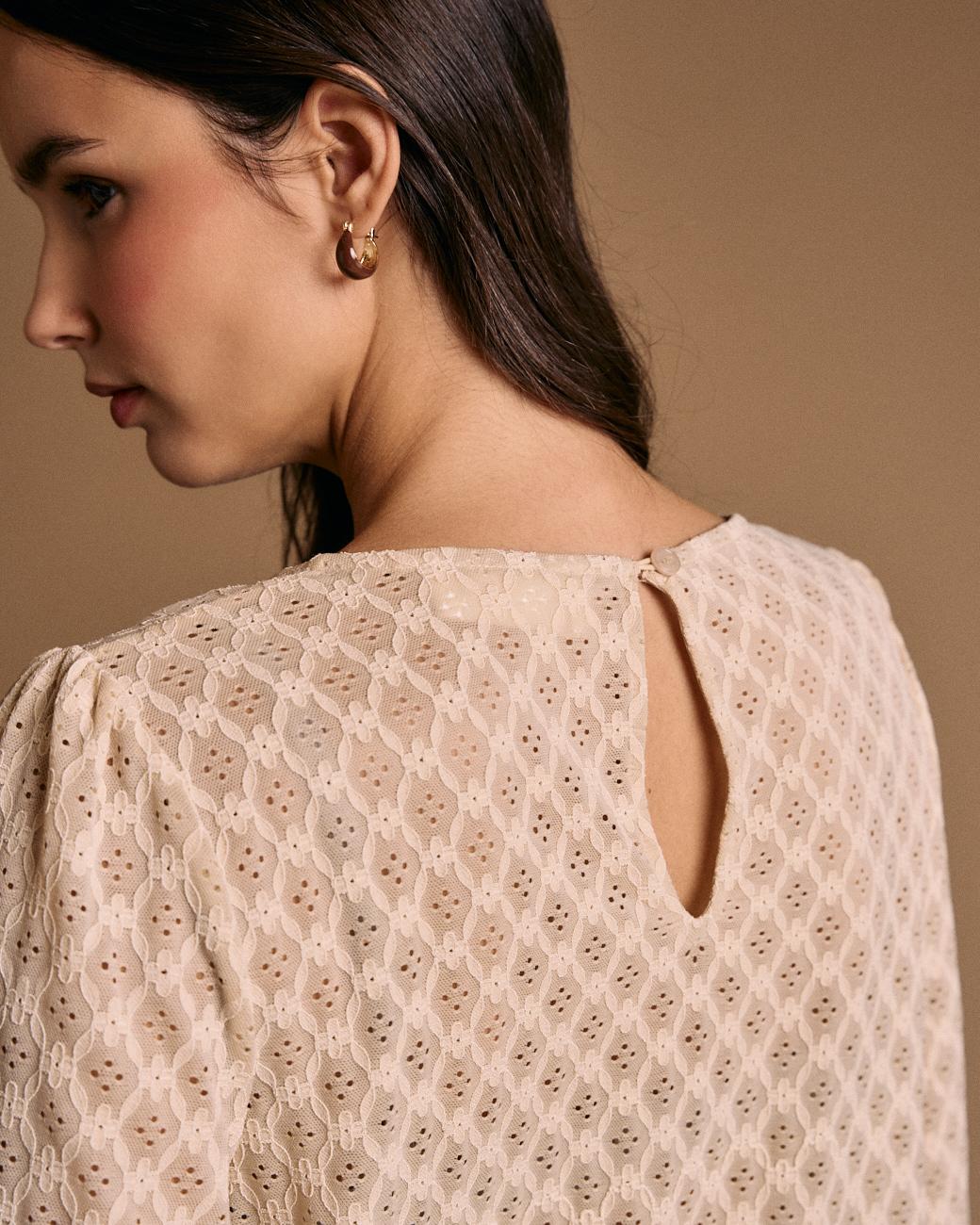 Bluse mit Details Camelia
