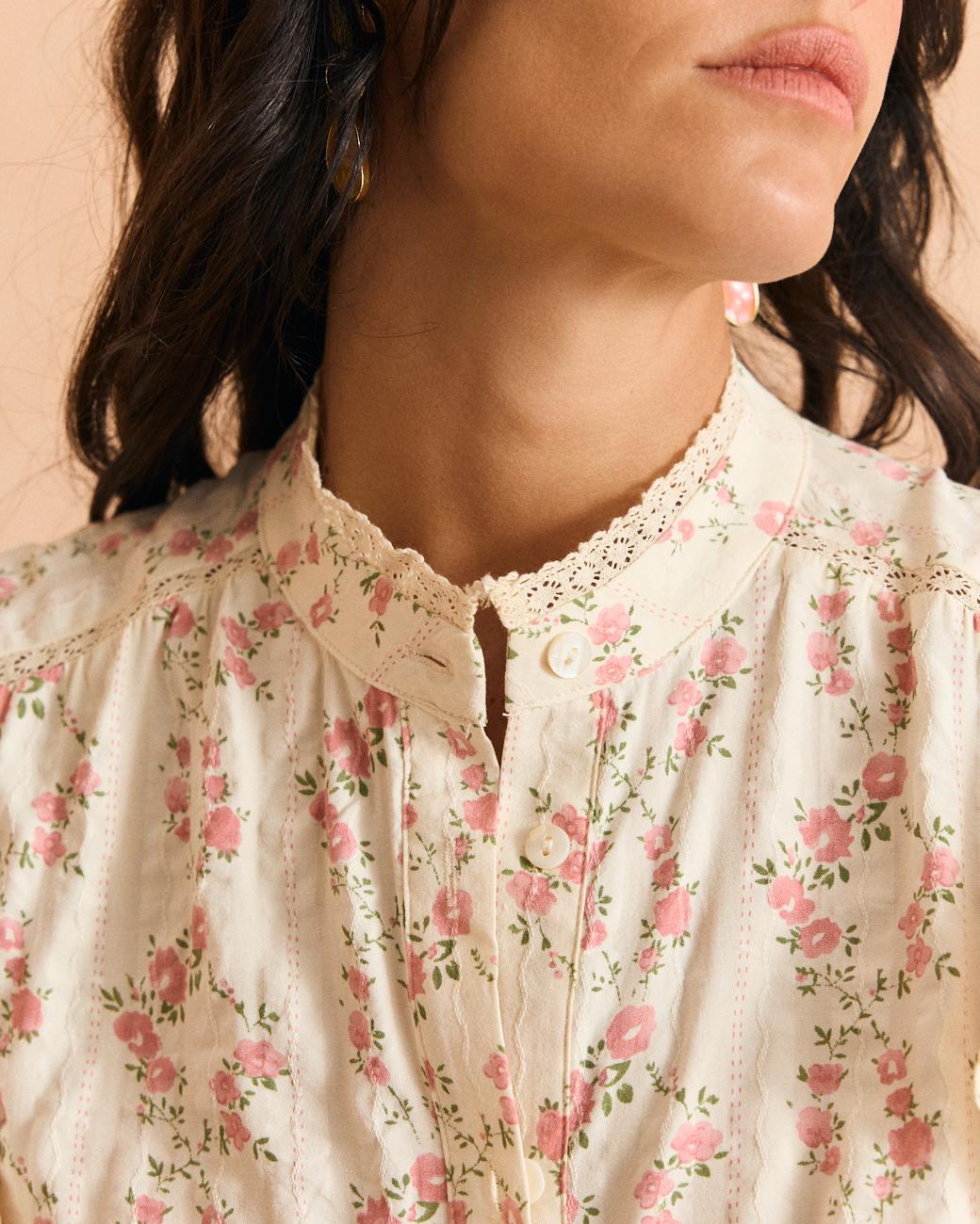 Hemd mit Blumen Anais