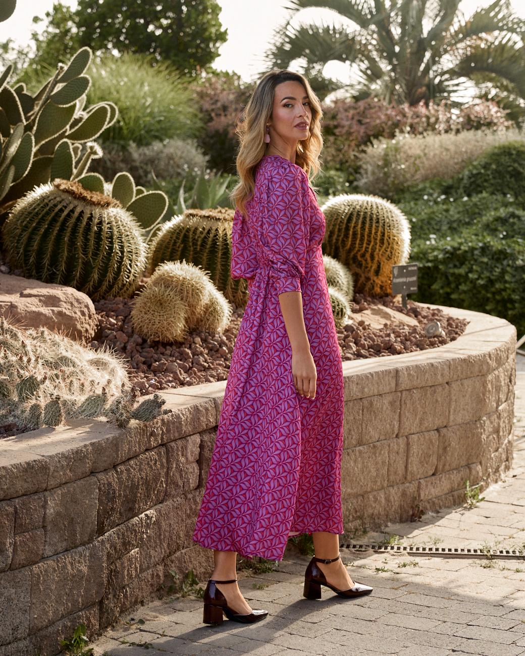 Bedrucktes Kleid Maraba