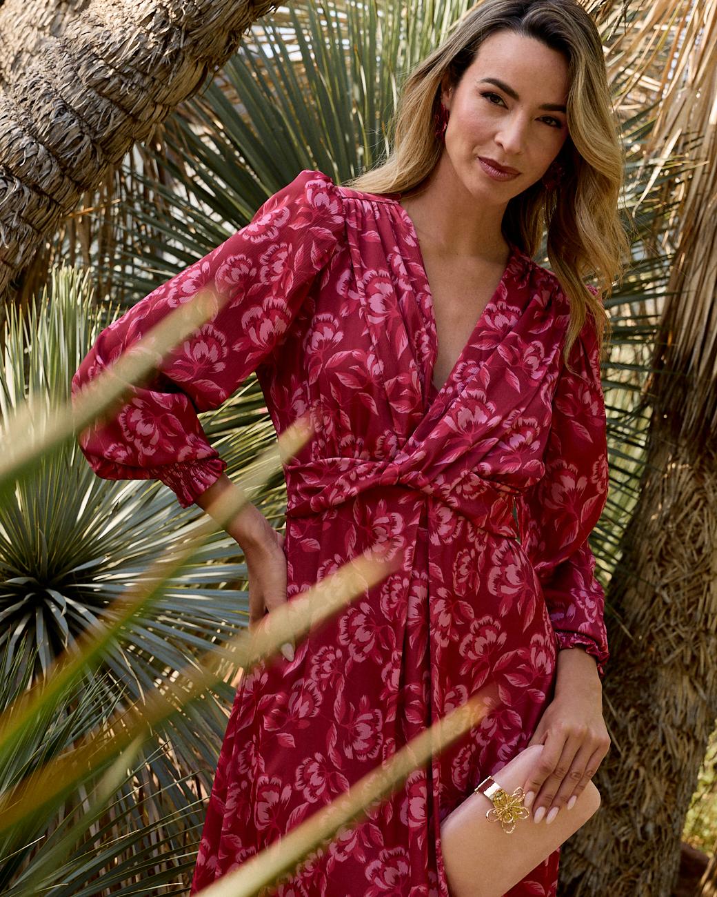 Nides bedrucktes Kleid