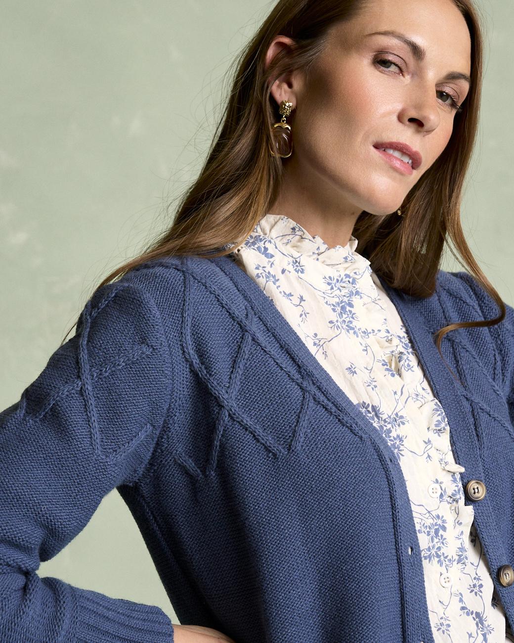 Gestreifter Cardigan Bourget