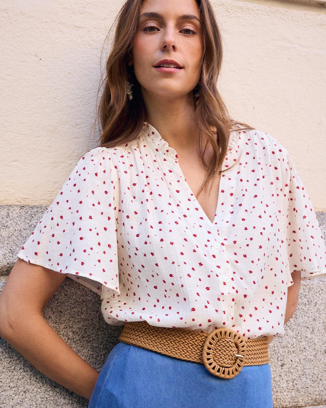 Bluse mit Blumenmuster Belly