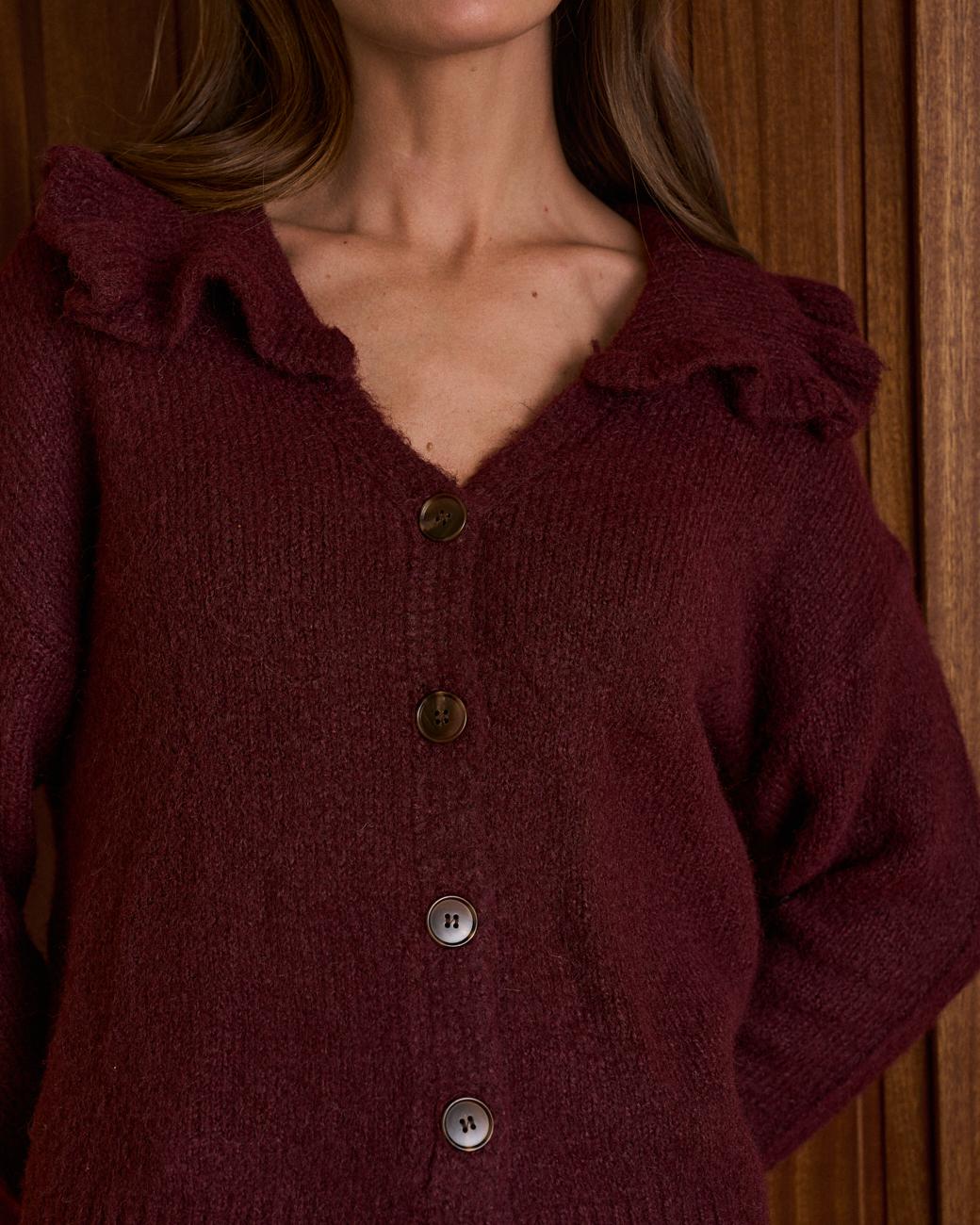 Cardigan mit Kragen Serena