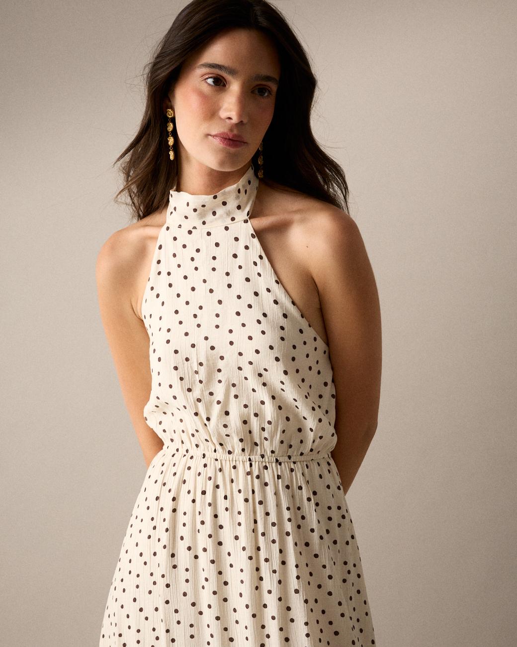 Luz Kleid mit Punkten