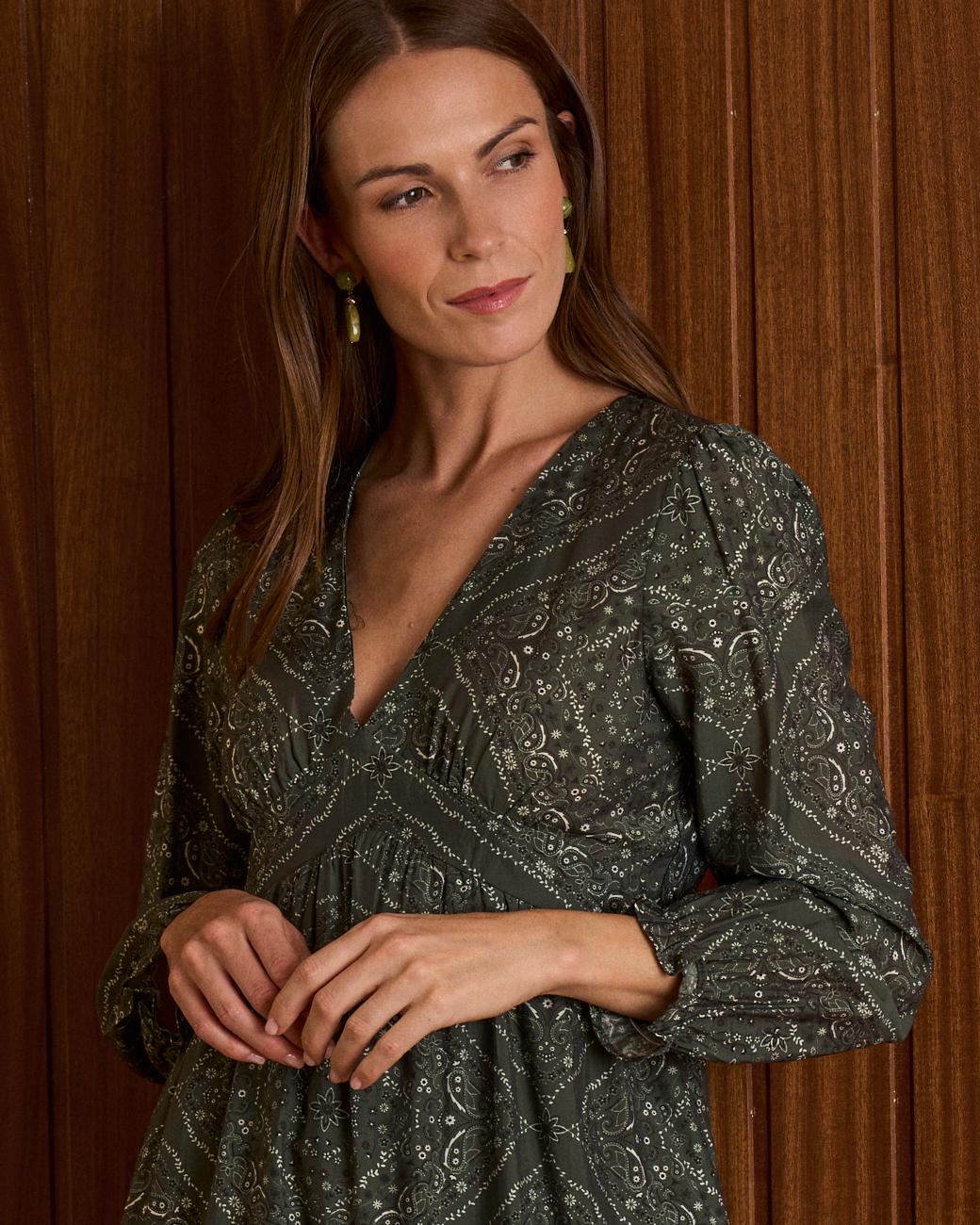 Paisley-Kleid Aida