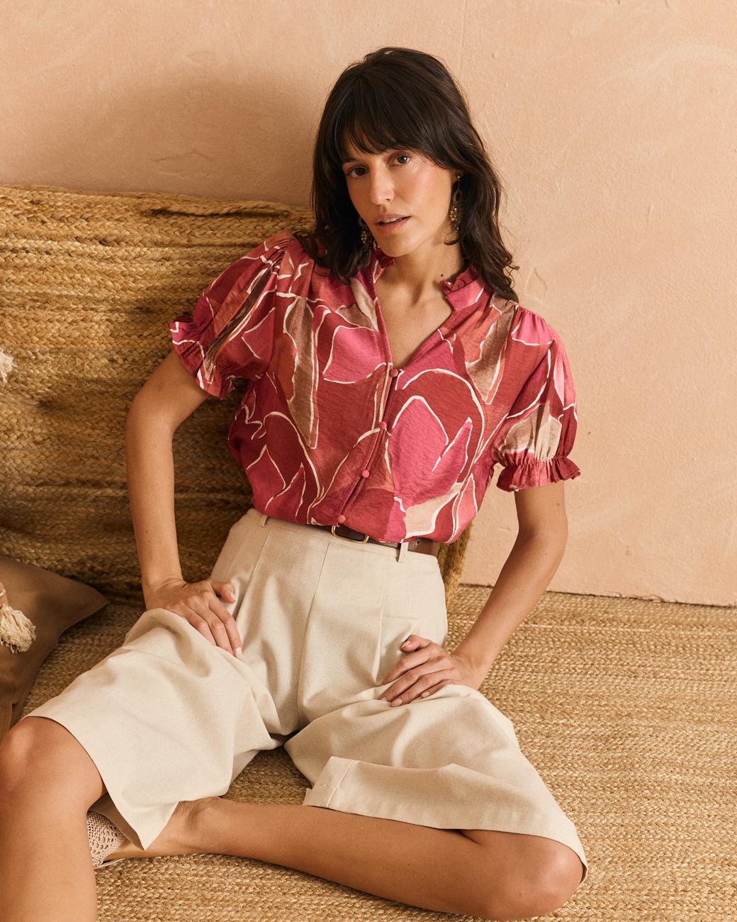Bluse mit Knöpfen Casilda