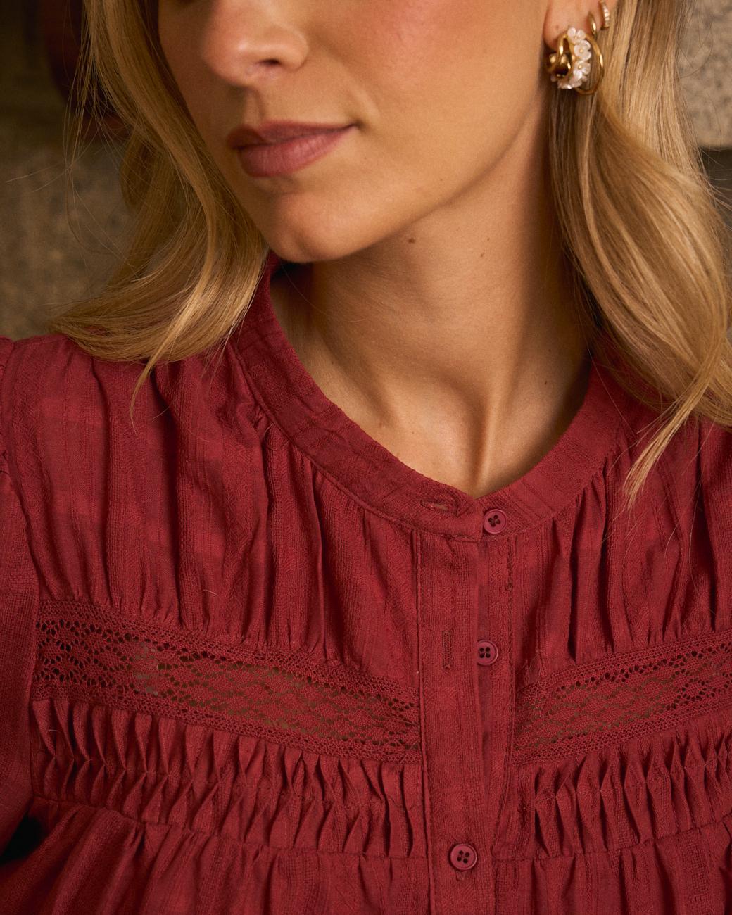 Bluse mit langen Ärmeln Eva