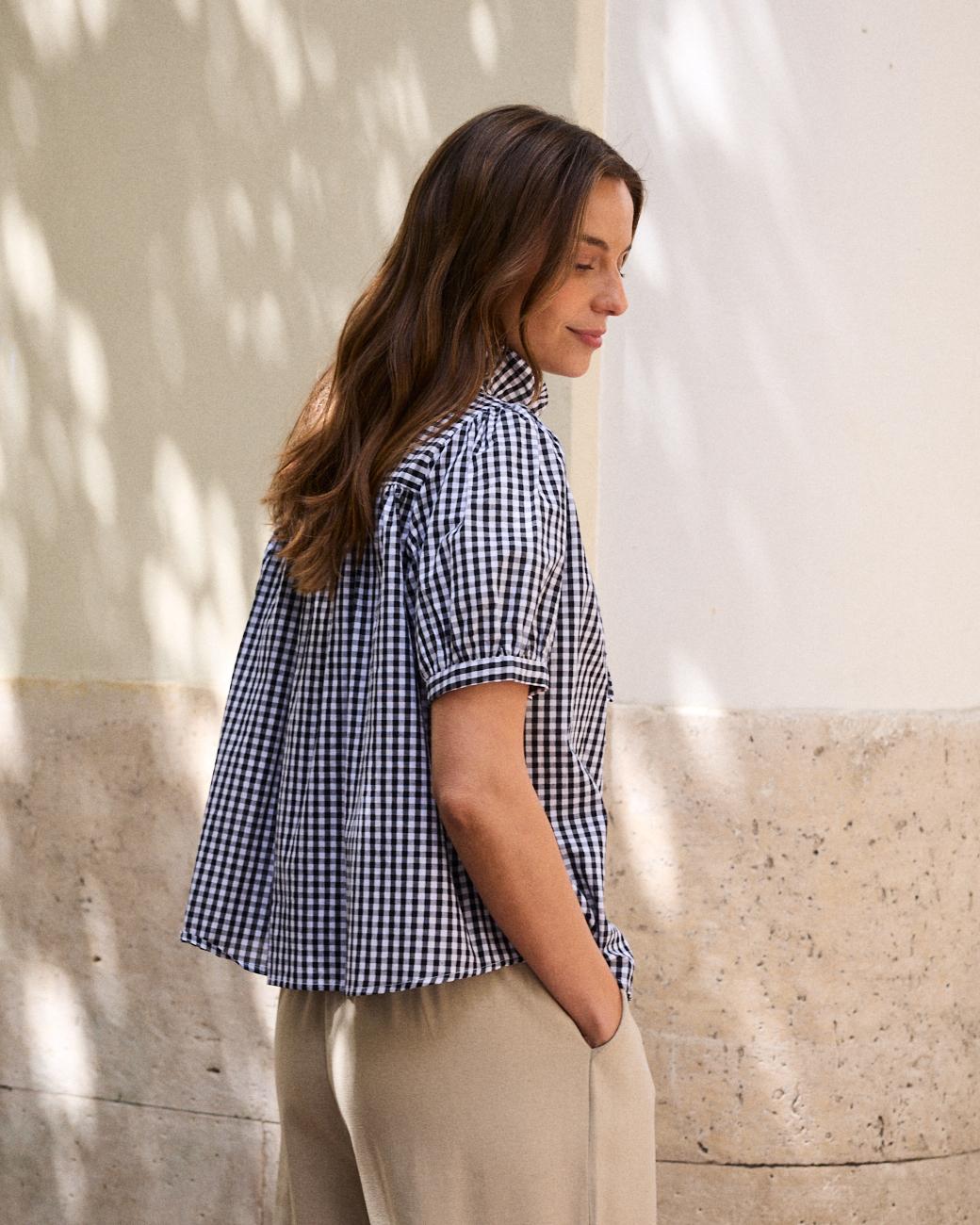 Vichy-Bluse Leira