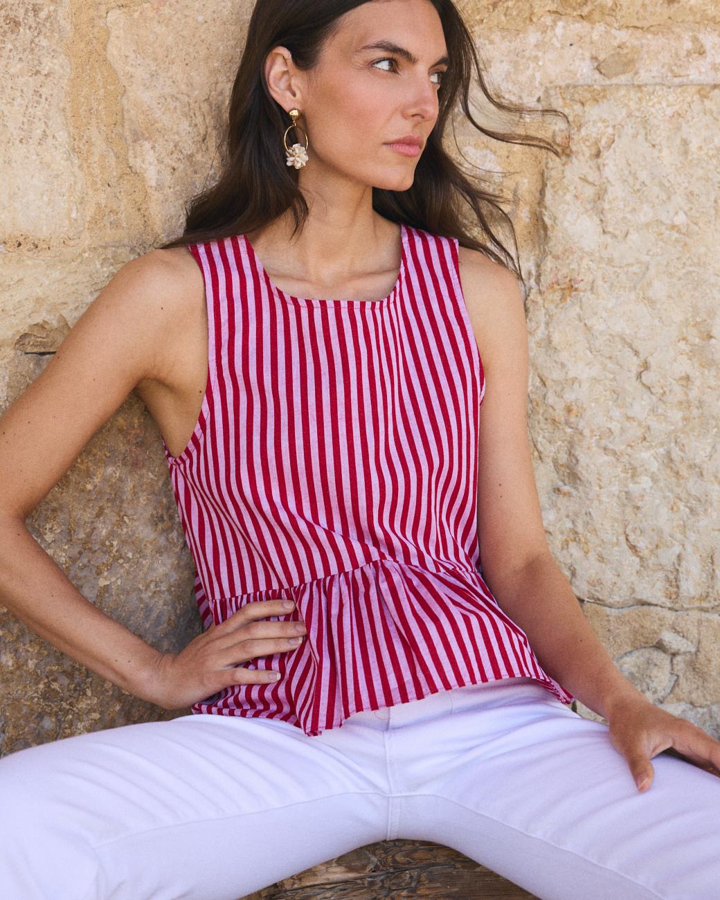 Gestreiftes Top Beatriz