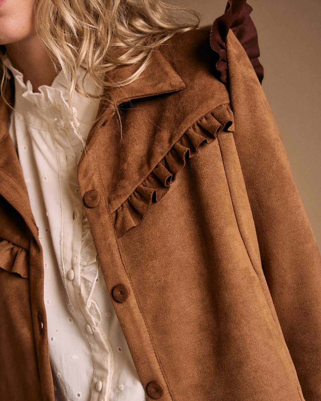 Jacke mit Volants Lita