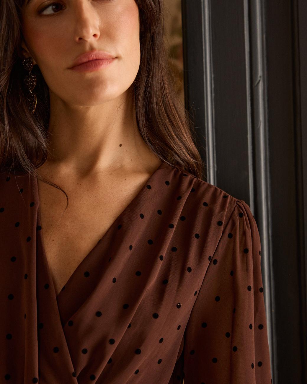 Kleid mit Punkten Ceci