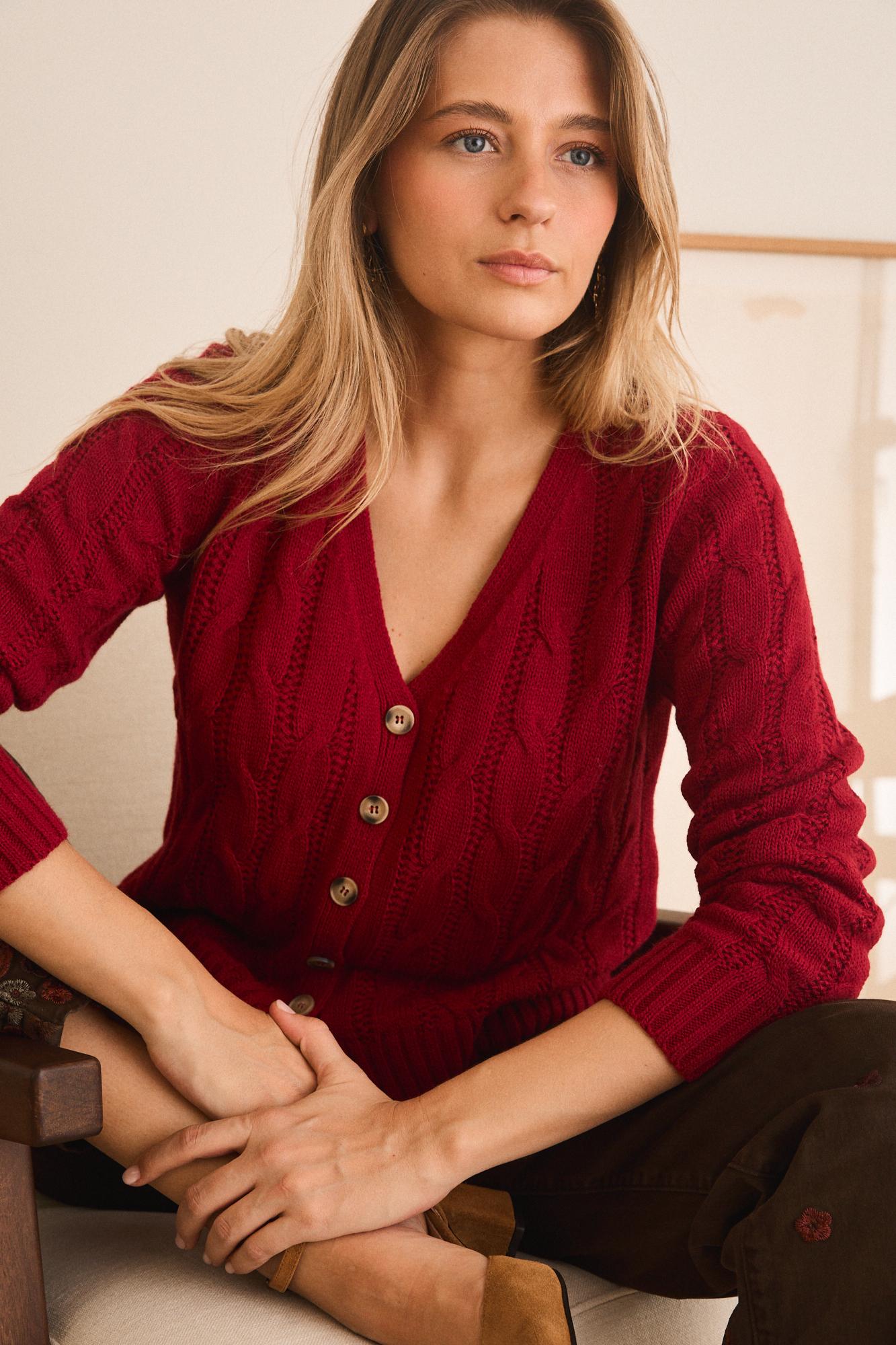 Cardigan mit Knöpfen Ingrid