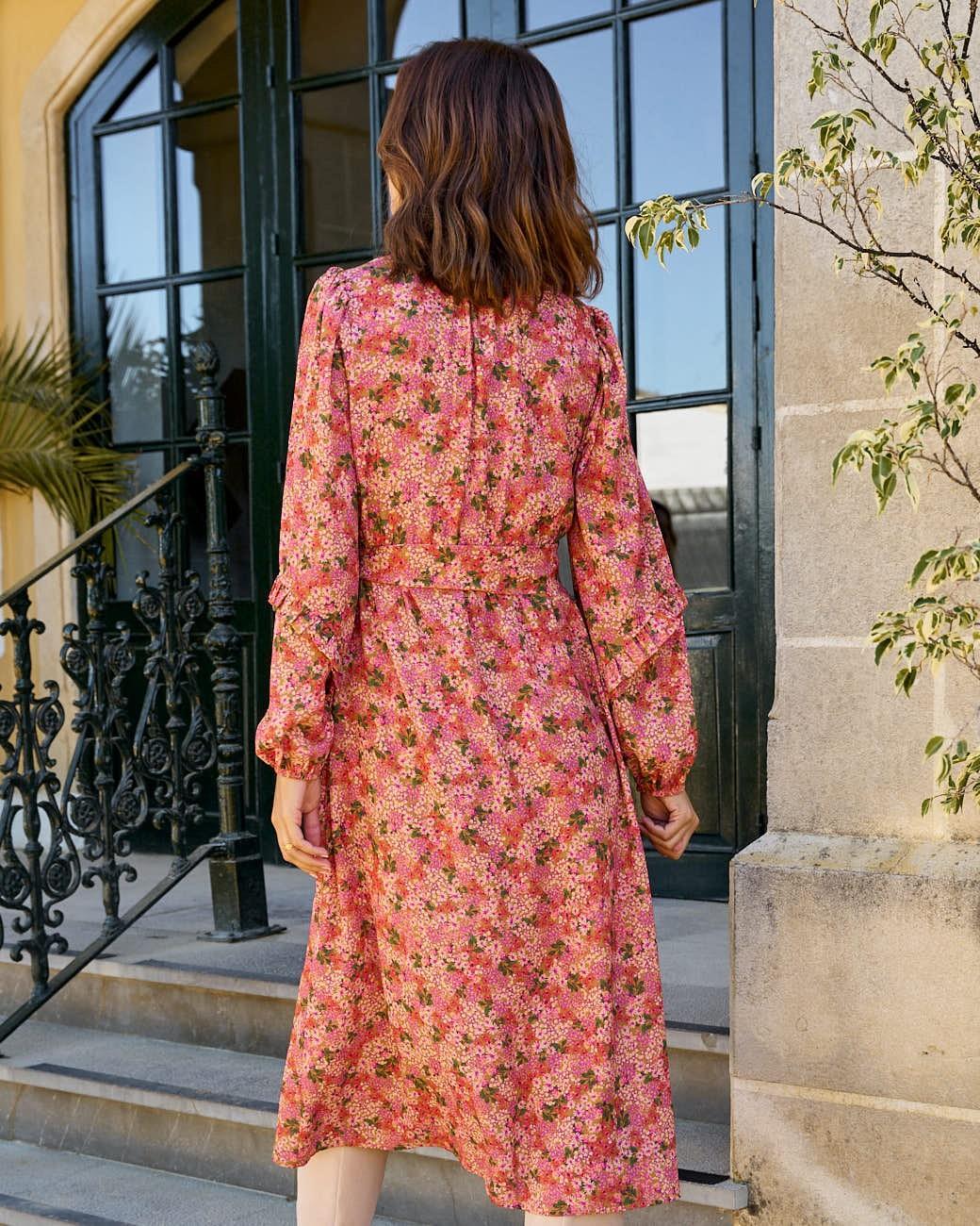 Langärmeliges Kleid Adia