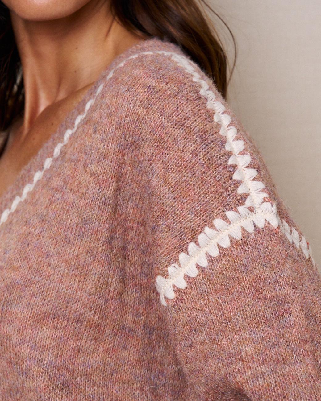 Pullover mit V-Ausschnitt Rosalinda