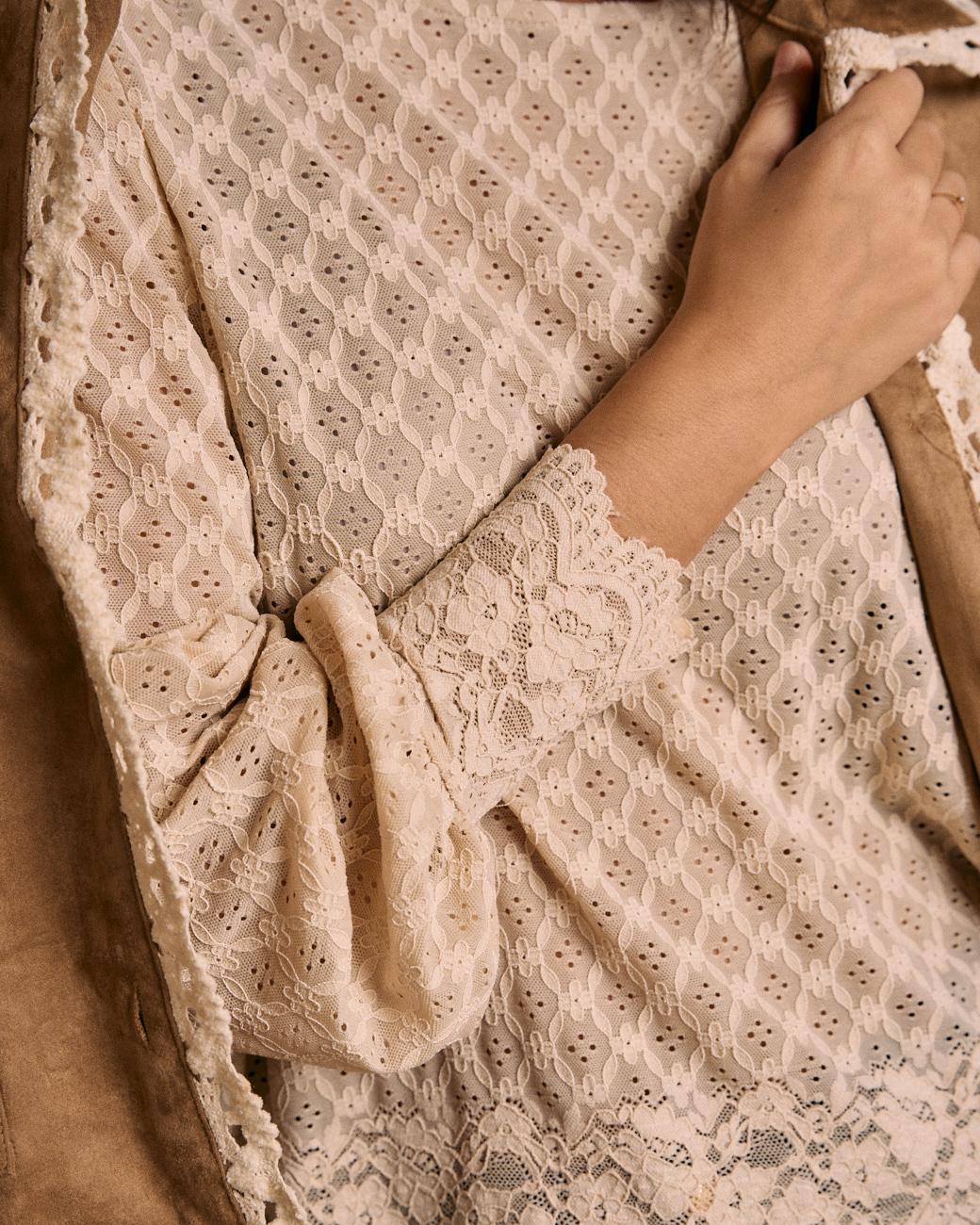 Bluse mit Details Camelia