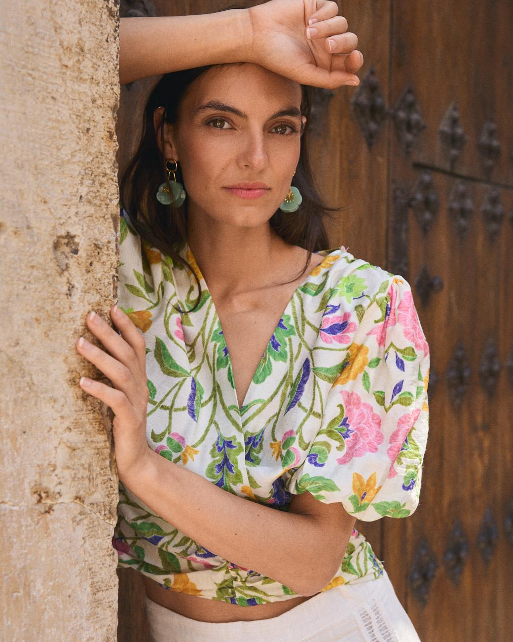 Aufgebauschte Bluse Valery