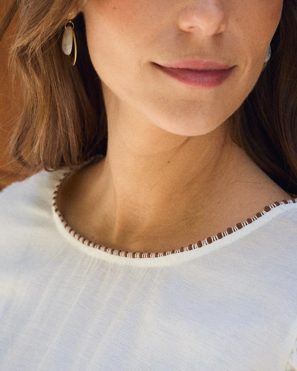 Bluse mit Ärmeln Amellie