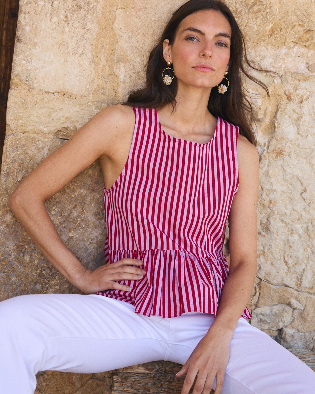 Gestreiftes Top Beatriz