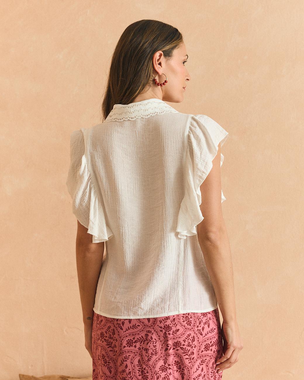 Bluse mit Kragen Beti