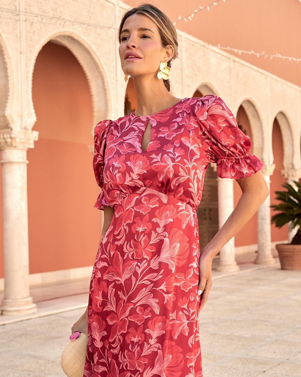 Bedrucktes Kleid Amanda