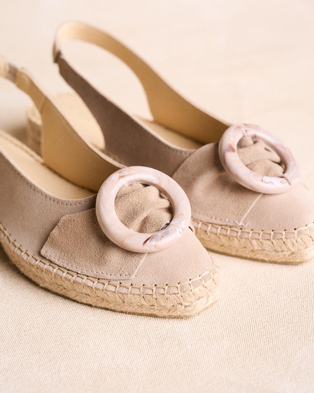 Veloursleder Espadrille Savonna