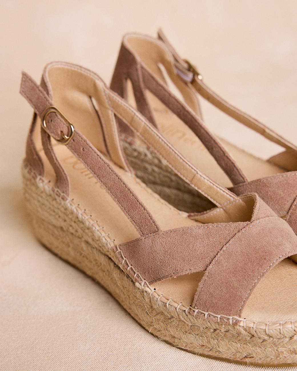 Espadrilles mit Plateau Noèmie
